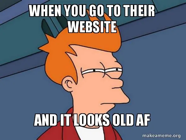mème vieux site web